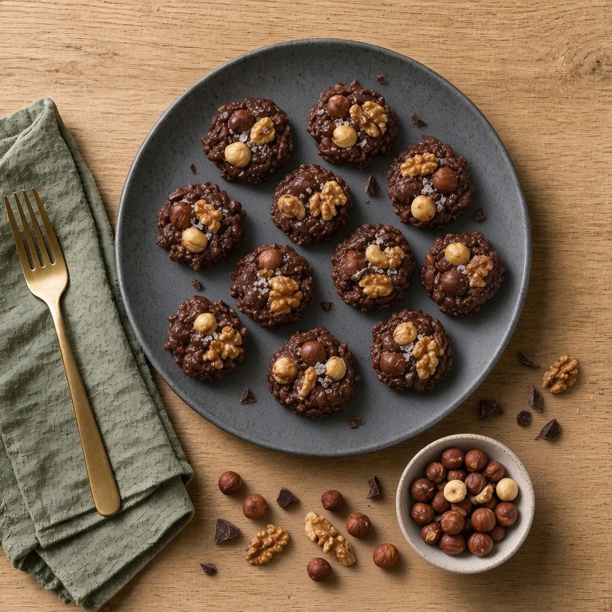Craving swap: dark chocolate nut clusters