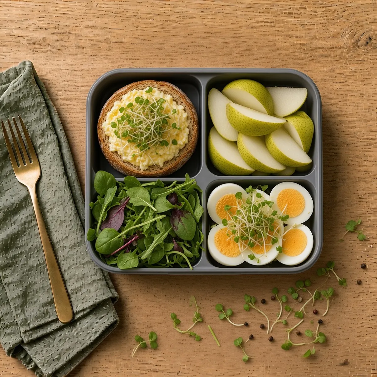 Egg and cress roll
