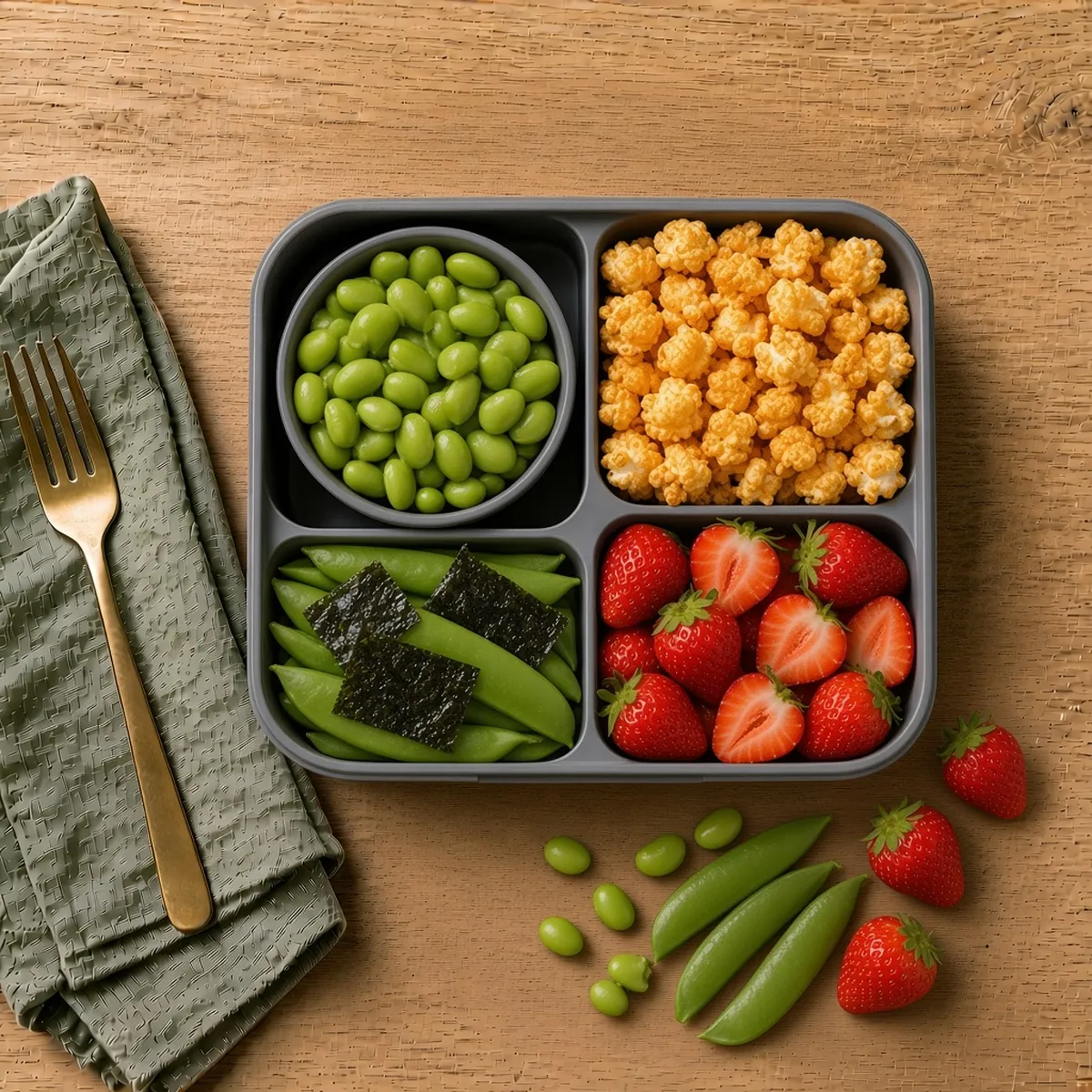 Pop and crunch box