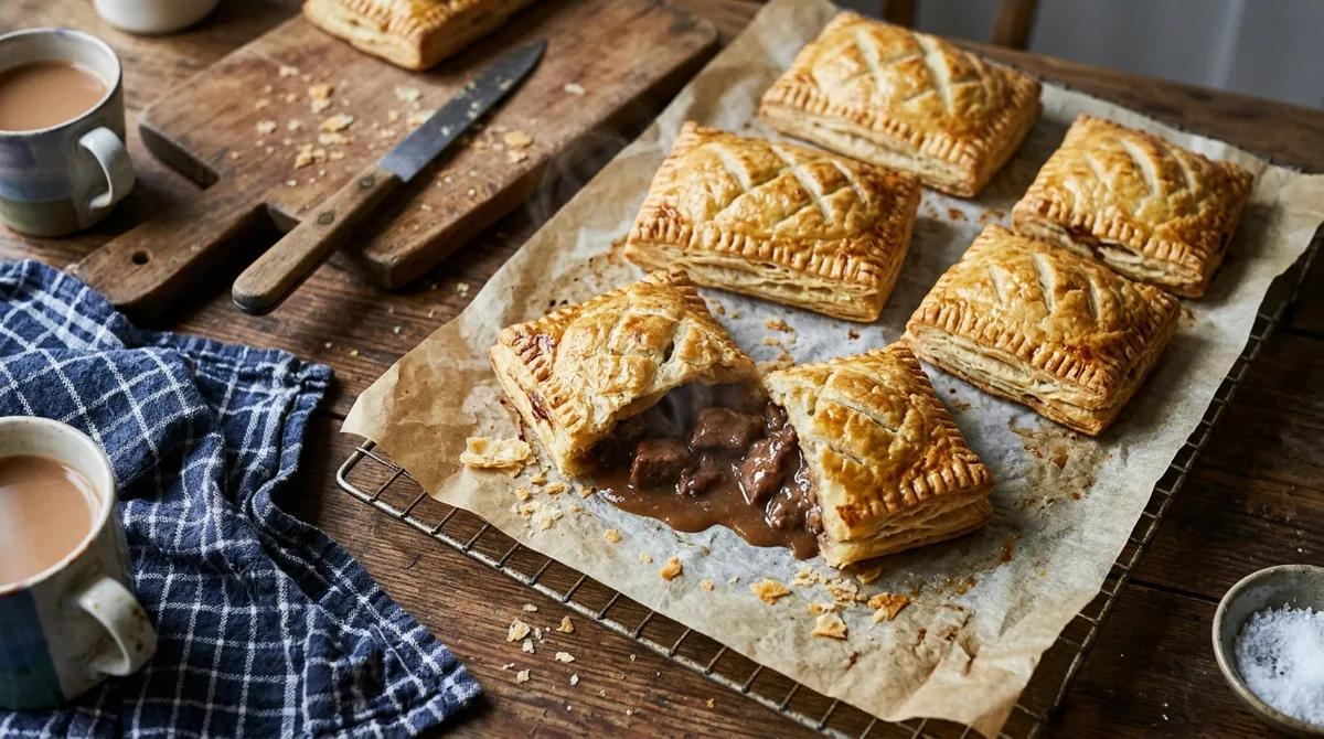 Greggs-style steak bake