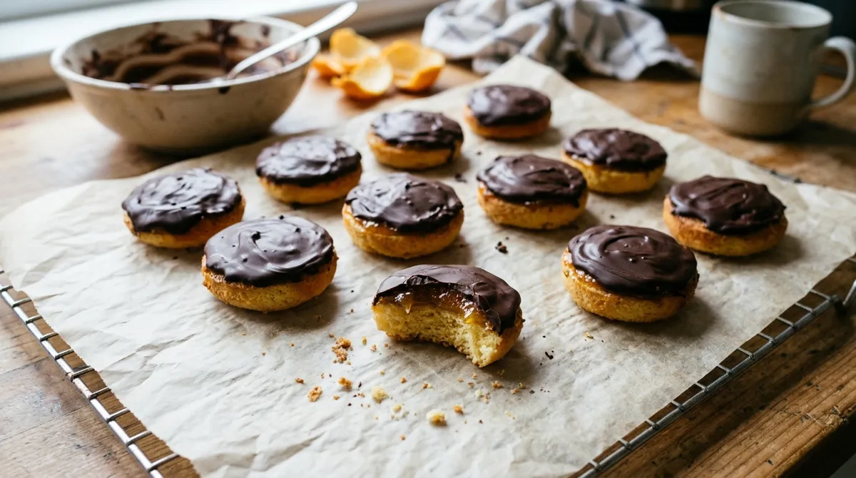 Jaffa Cake-style bites