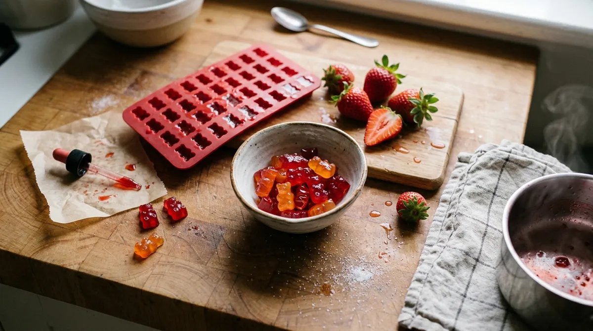 Gummy bears made from real fruit