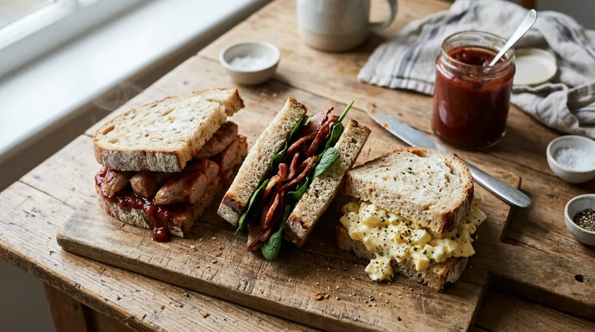 All-day breakfast triple